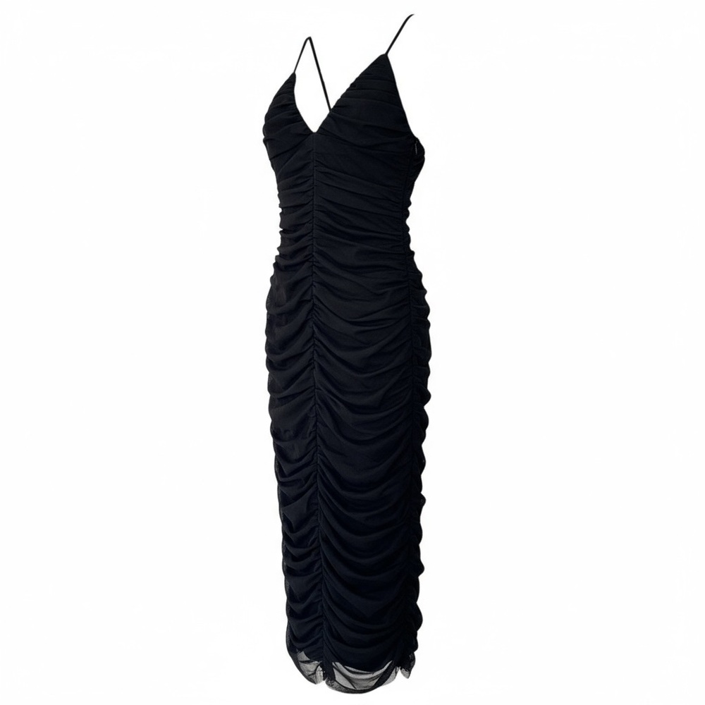 Zara Black Midi Dress
